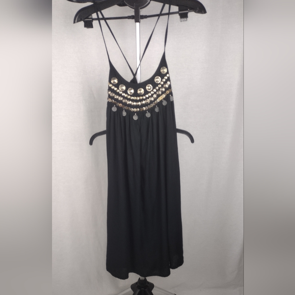 Area Stars Marrakesh Embellished Mini Dress In Black Size Medium NWT - Picture 3 of 9